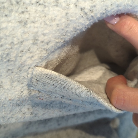 San Jose Sharks Vintage Fleece Button Polo Sweatshirt Pockets college NHL Hockey - Picture 7 of 9